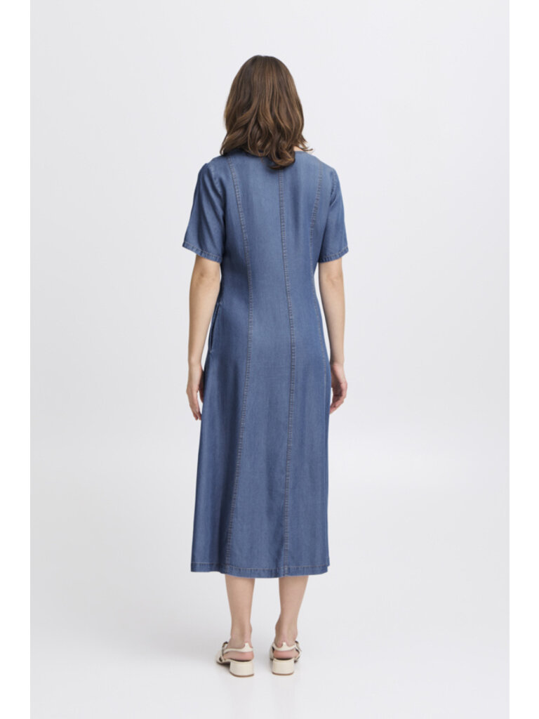 B. Young Chambray Button Midi