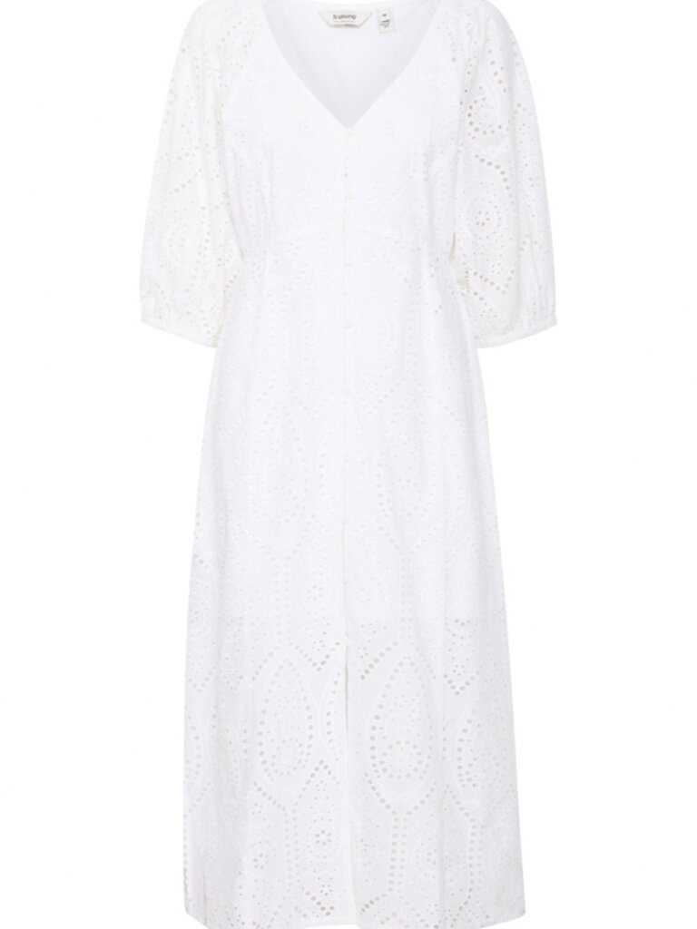 B. Young Button Eyelet Midi