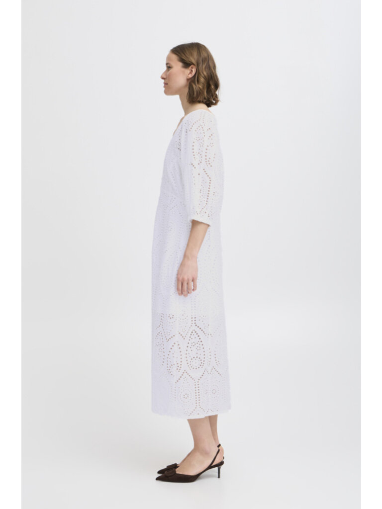 B. Young Button Eyelet Midi