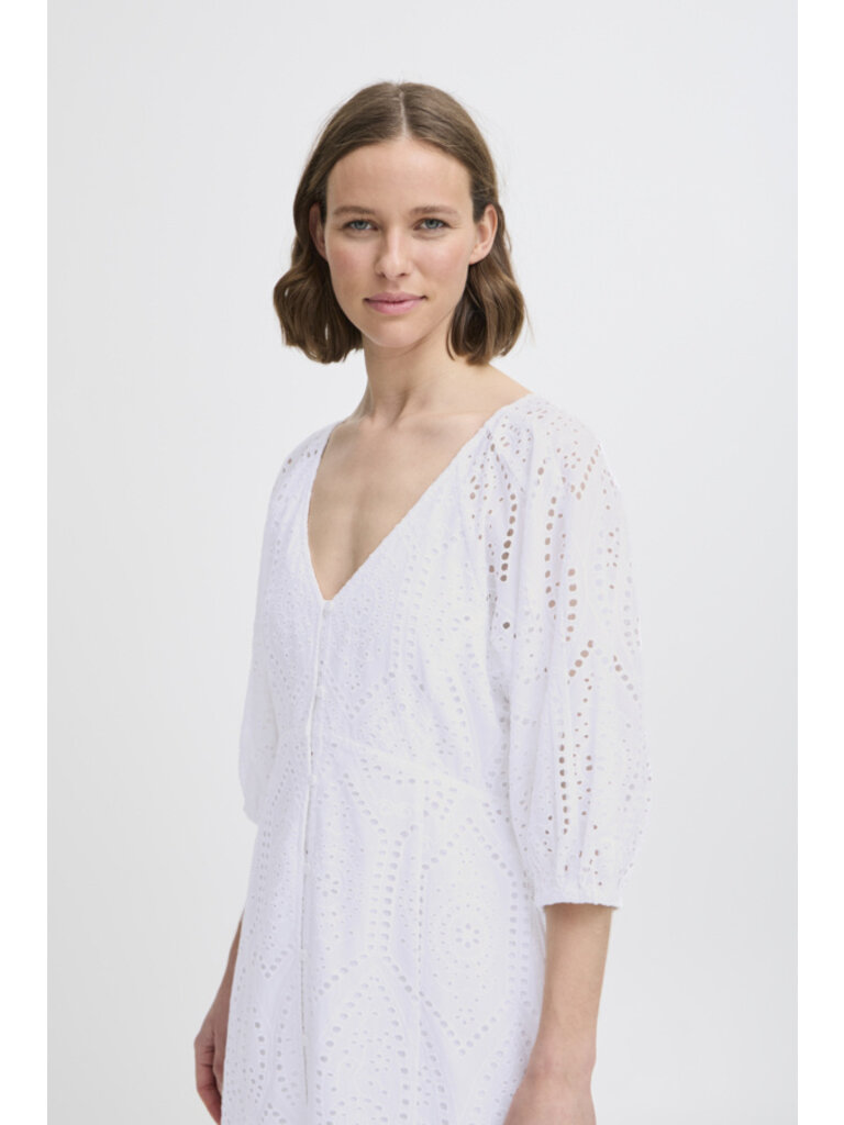 B. Young Button Eyelet Midi