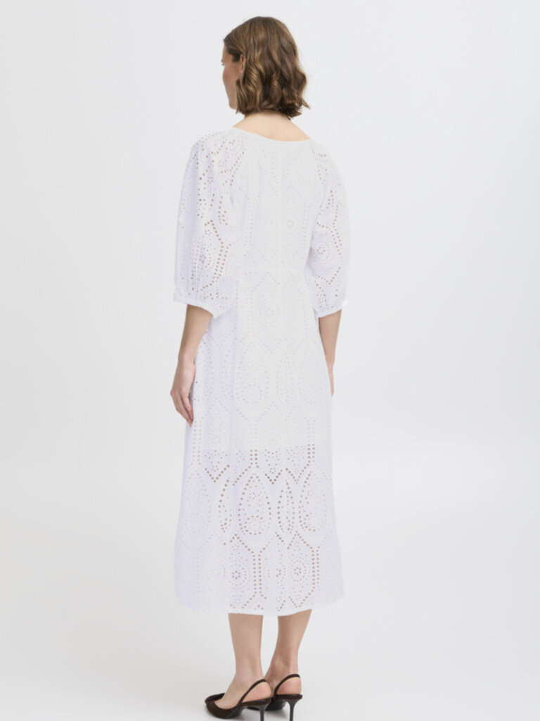 B. Young Button Eyelet Midi