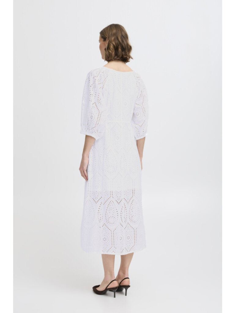B. Young Button Eyelet Midi