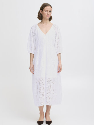 B. Young Button Eyelet Midi