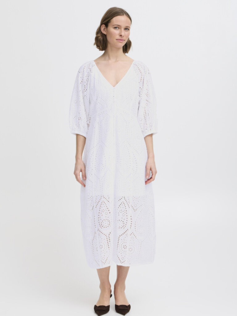 B. Young Button Eyelet Midi