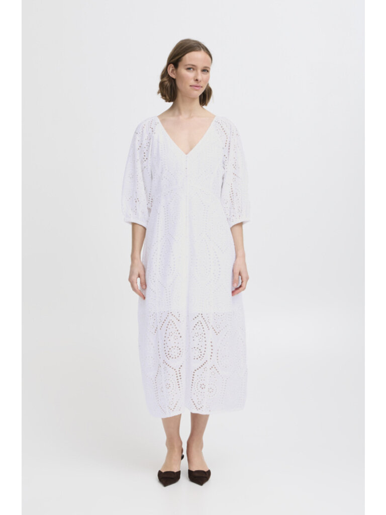 B. Young Button Eyelet Midi