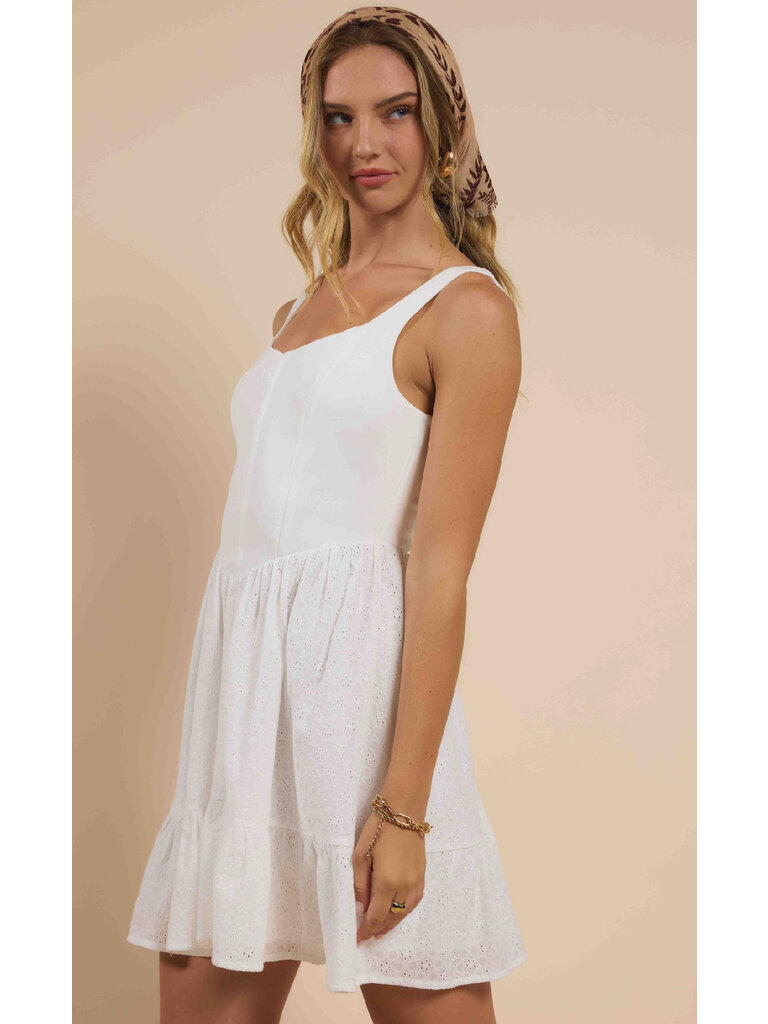 Sadie & Sage Eyelet Corset Mini