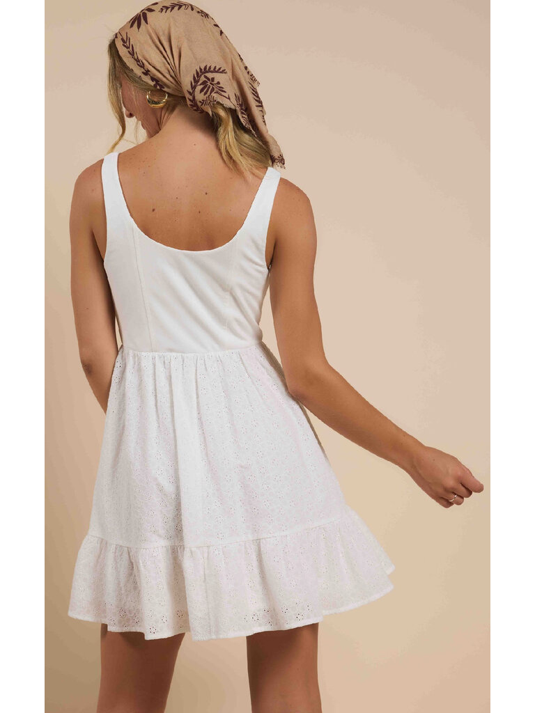 Sadie & Sage Eyelet Corset Mini