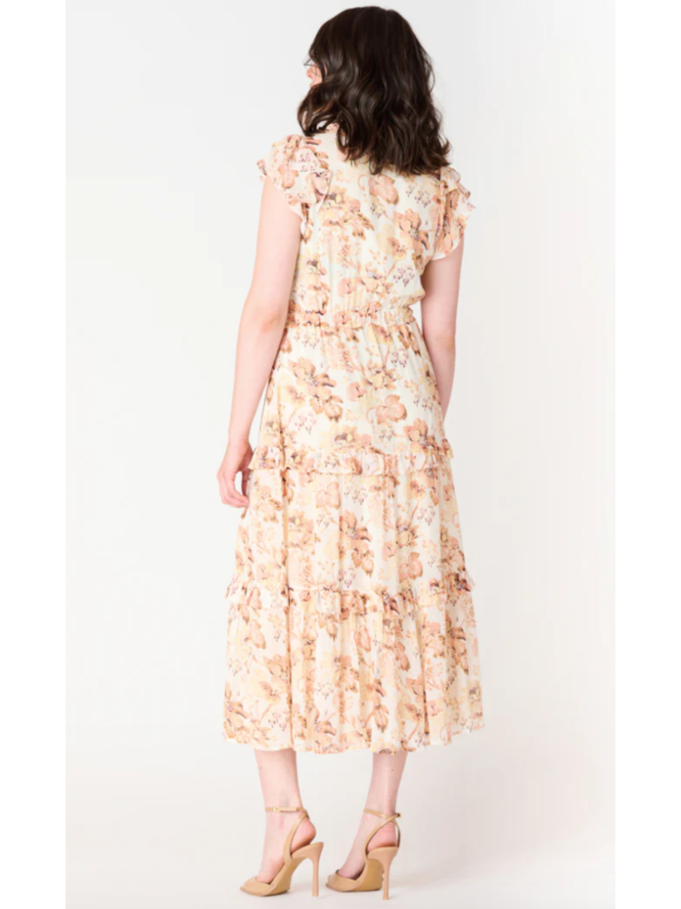 Black Tape Peachy Floral Dress