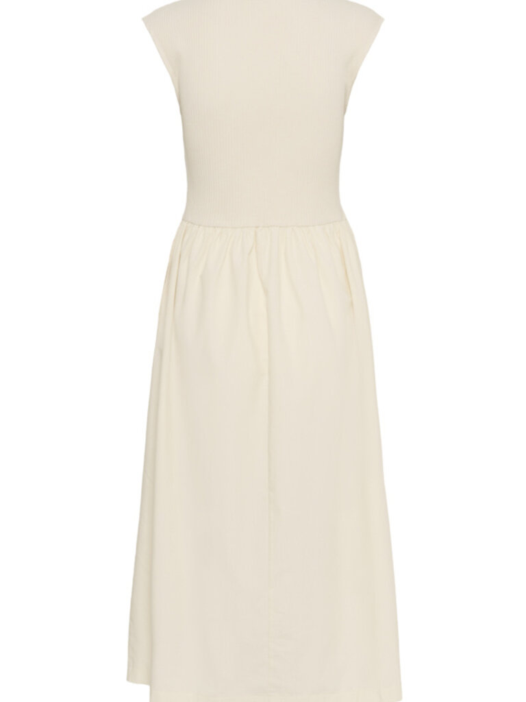 Soaked In Luxury Cream Rib Top Midi