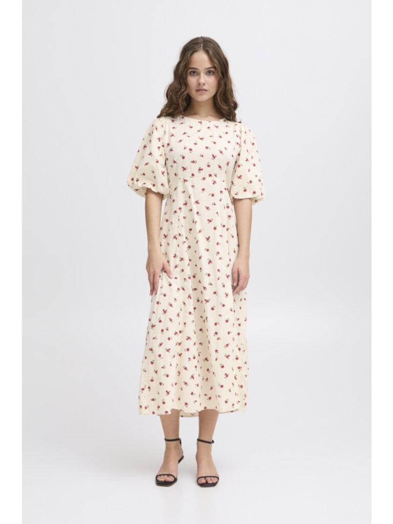 ICHI Oat Floral Midi