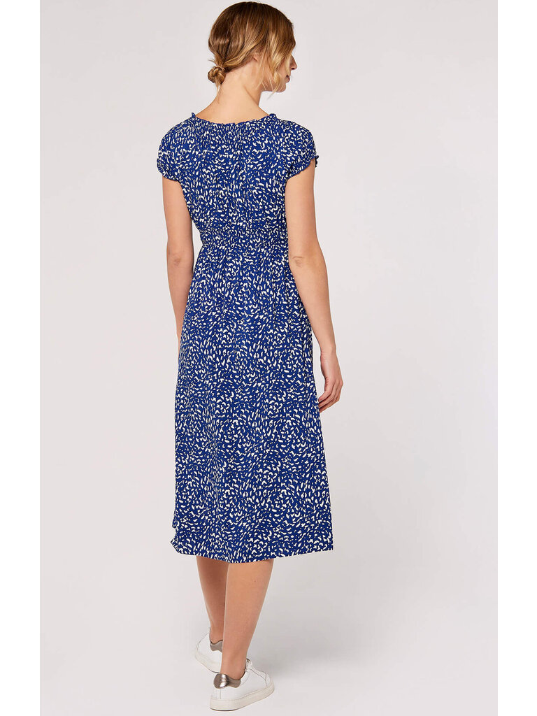 Apricot Milkmaid Dottie Midi