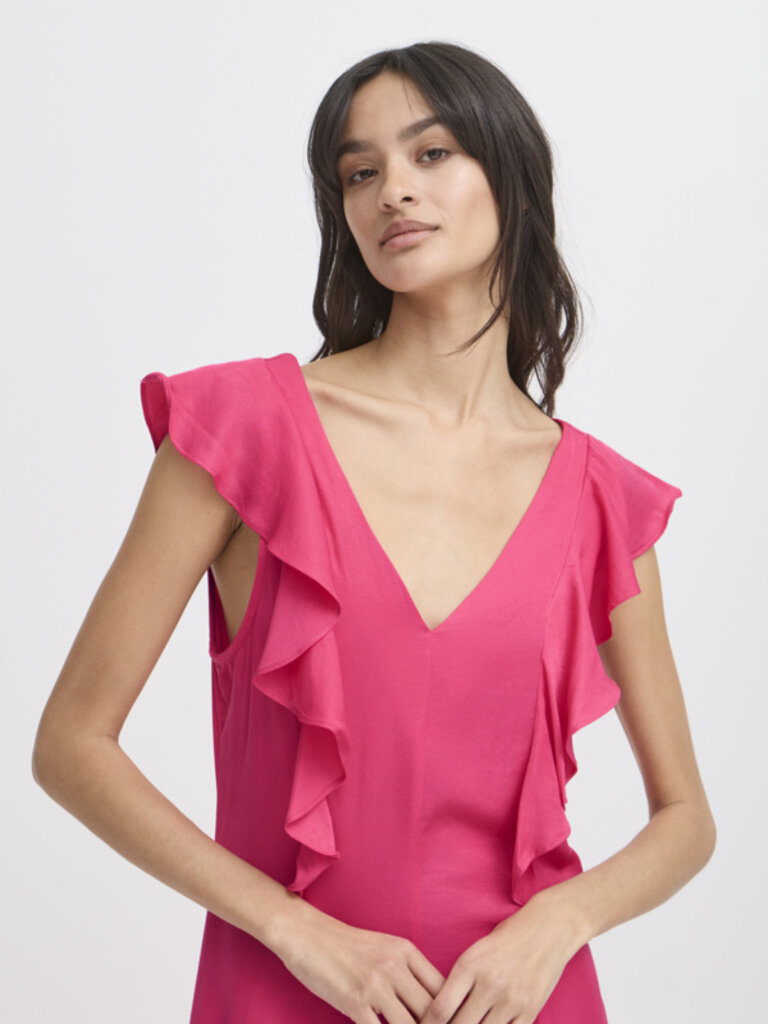 B. Young Bright Pink Midi