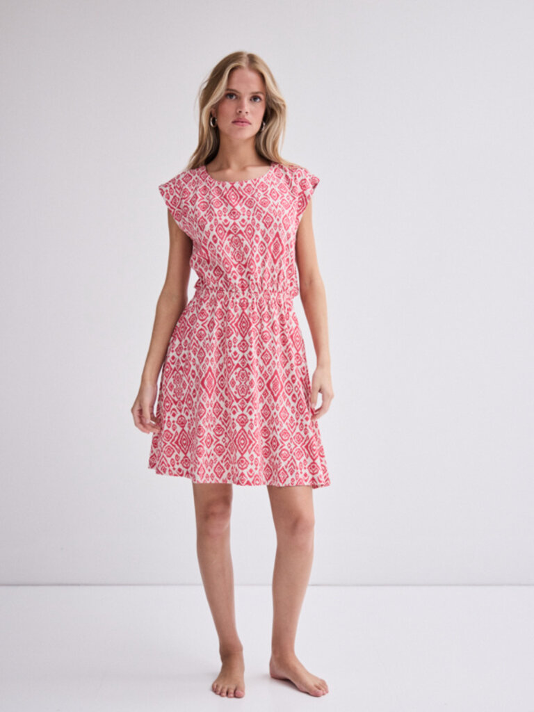 ICHI Coral Ikat Mini