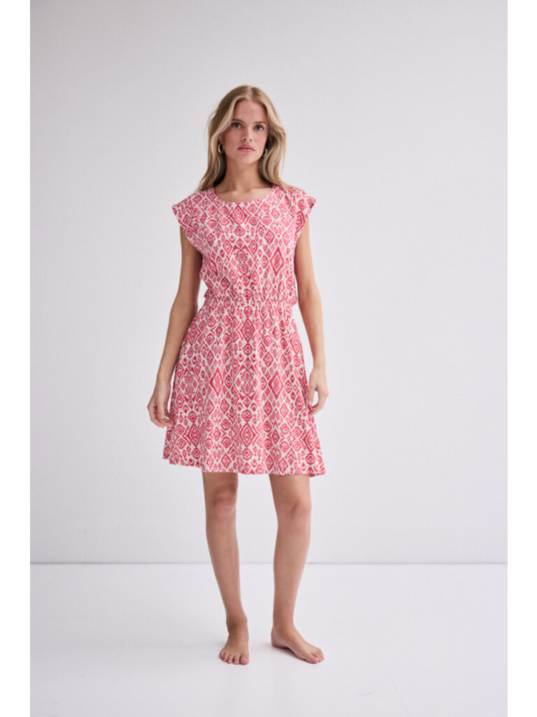 ICHI Coral Ikat Mini