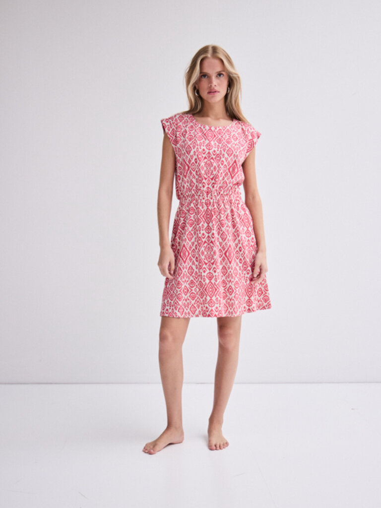 ICHI Coral Ikat Mini