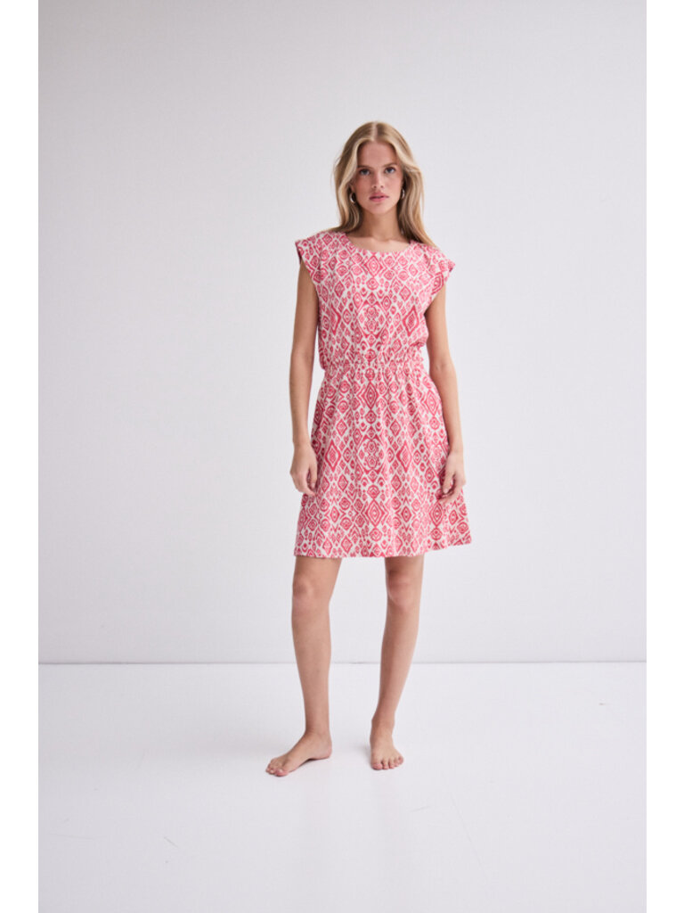 ICHI Coral Ikat Mini