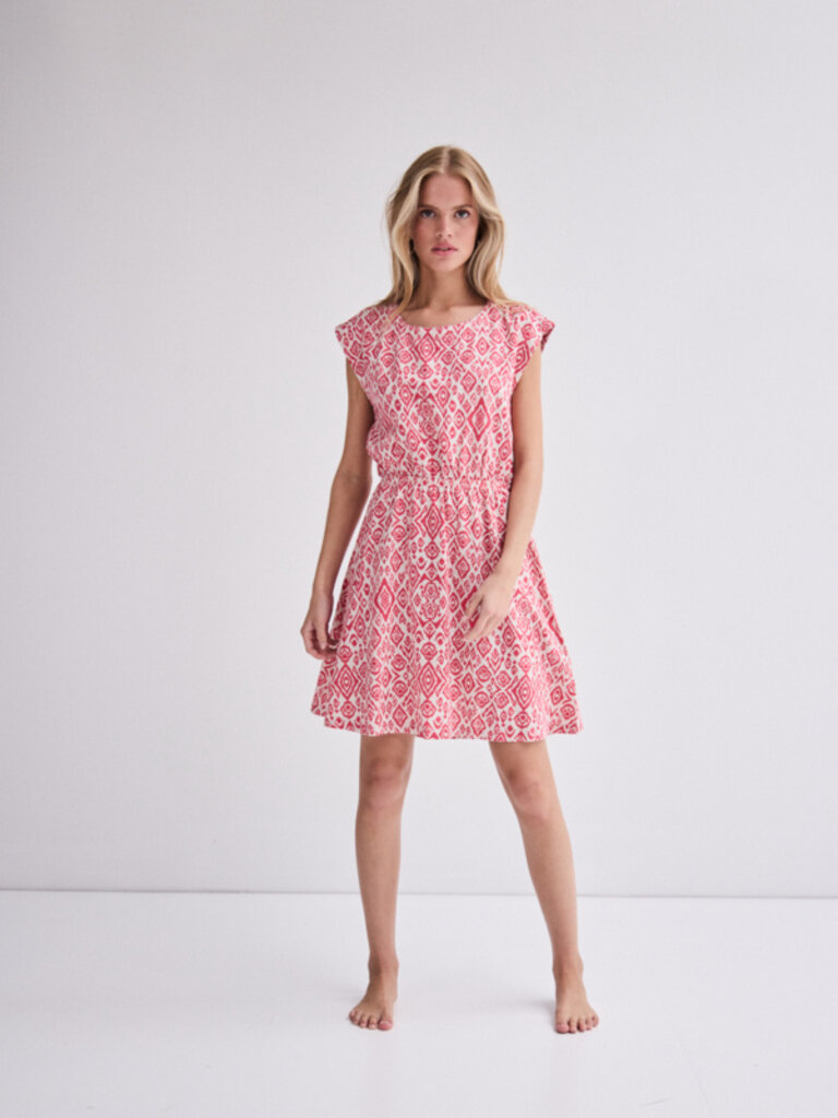 ICHI Coral Ikat Mini