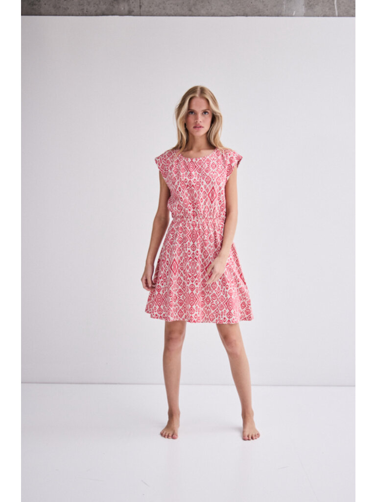 ICHI Coral Ikat Mini