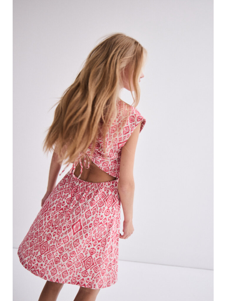 ICHI Coral Ikat Mini