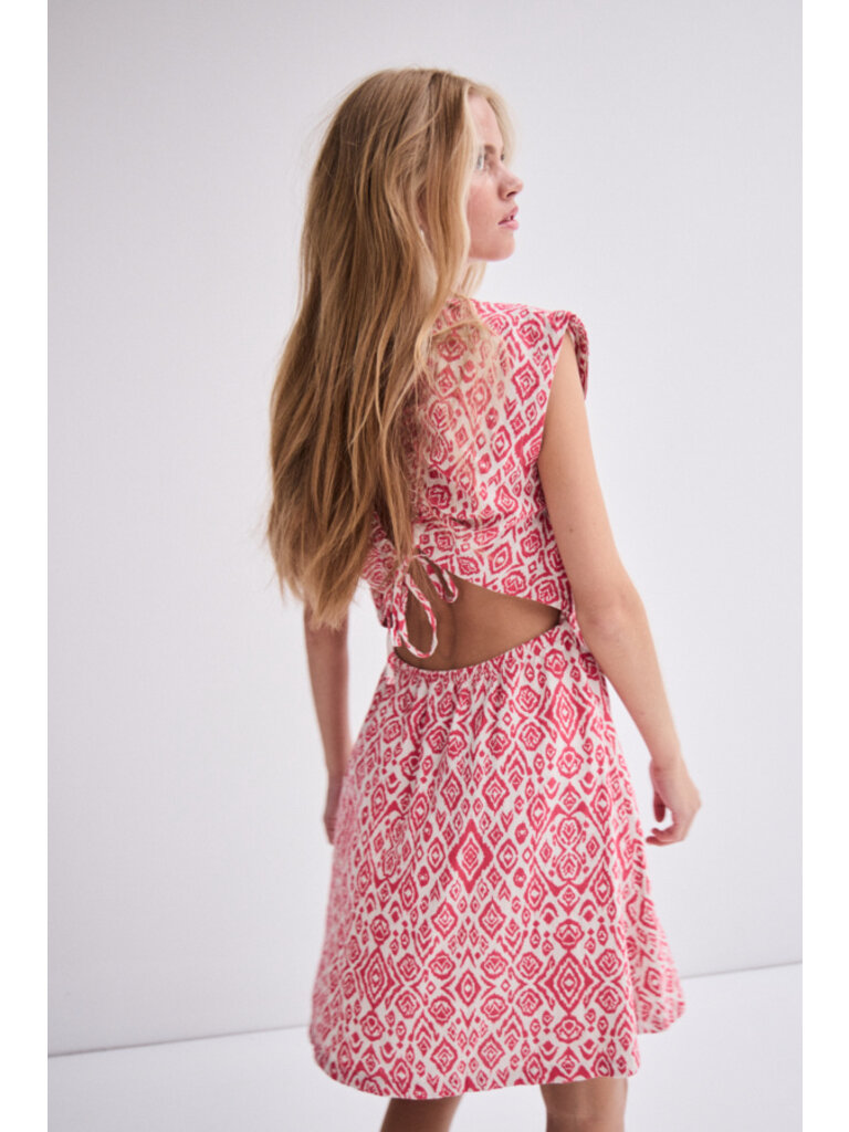 ICHI Coral Ikat Mini