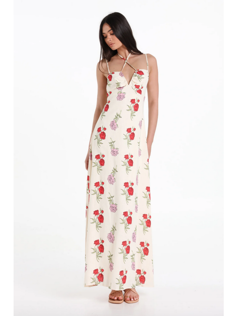 Lost In Lunar Floral Linen Maxi