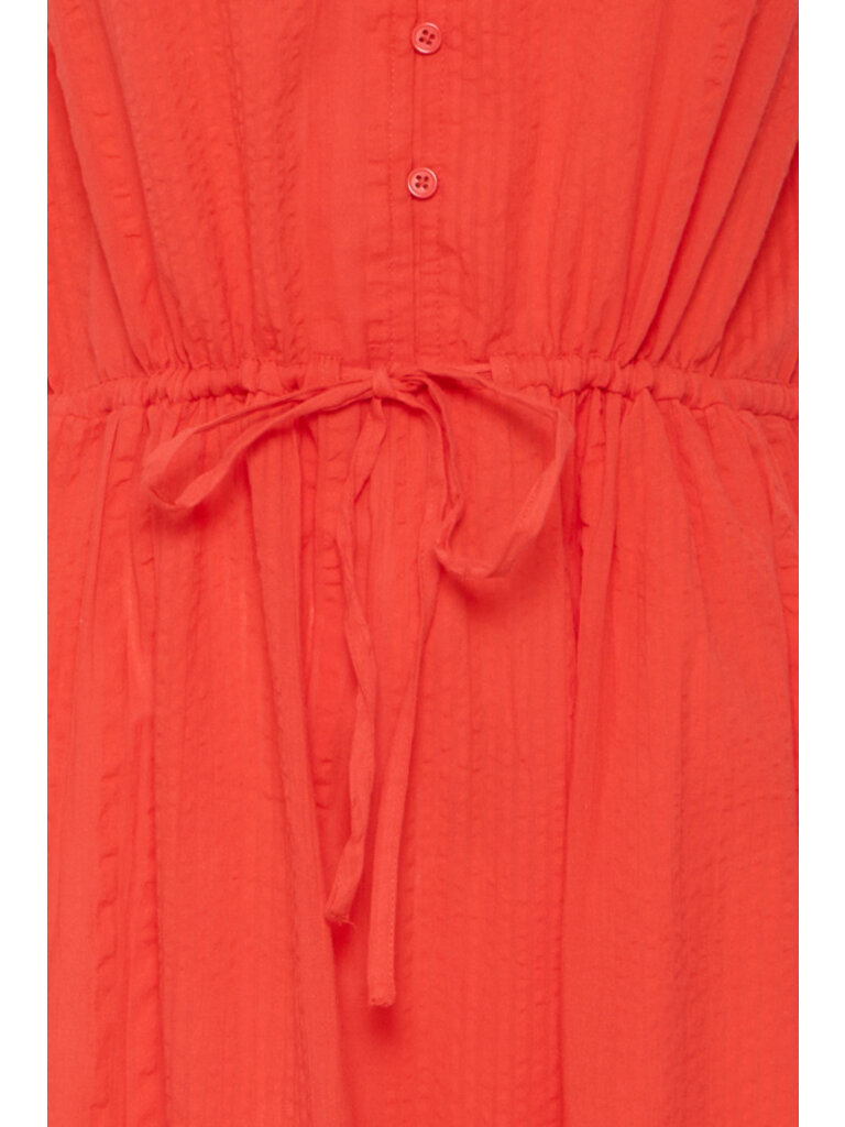 B. Young Red Frill Midi