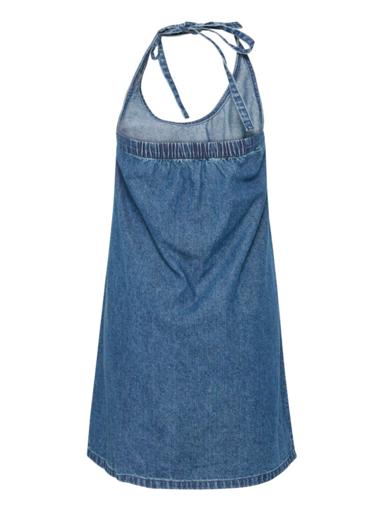 ICHI Halter Denim Mini