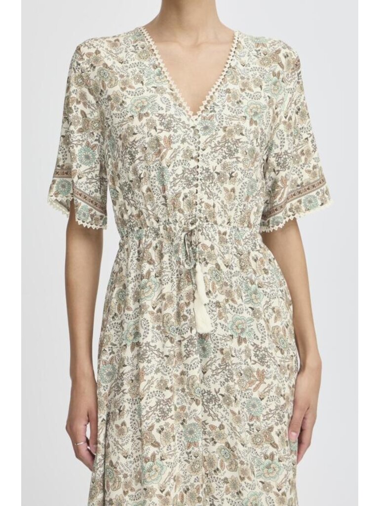 B. Young Earthy Paisley Midi