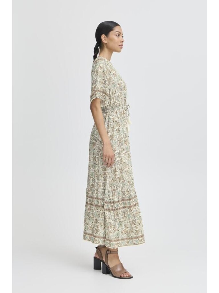 B. Young Earthy Paisley Midi
