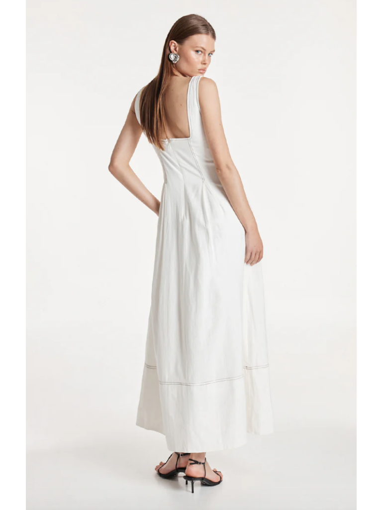 Madison The Label White Linen Maxi