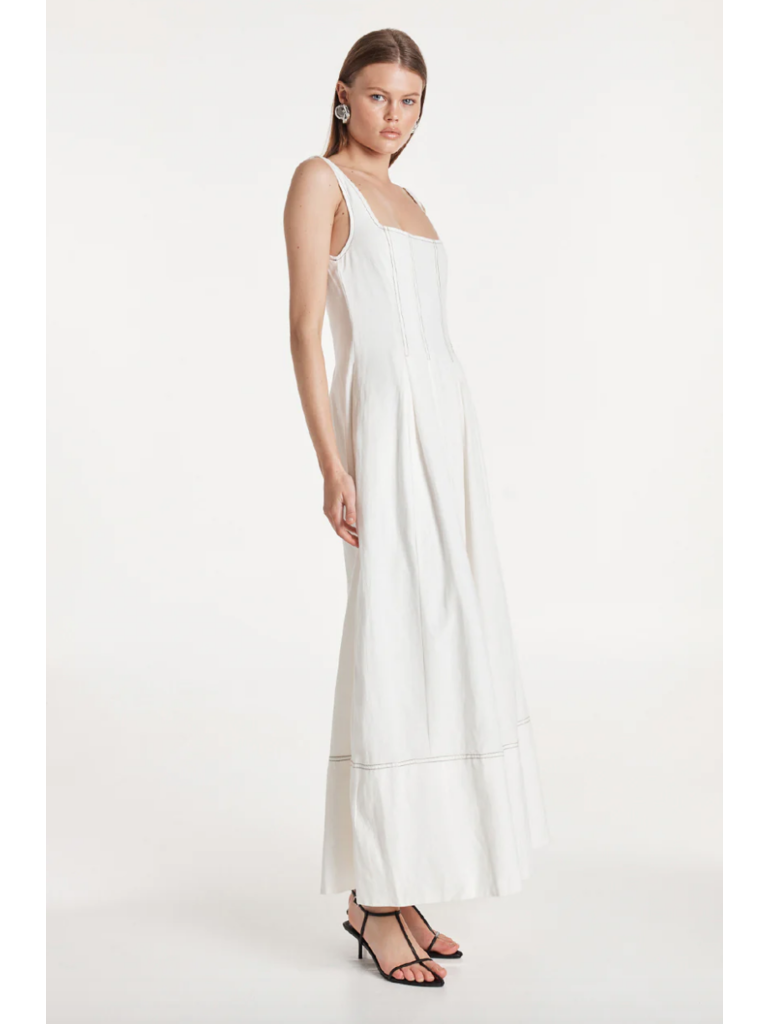 Madison The Label White Linen Maxi