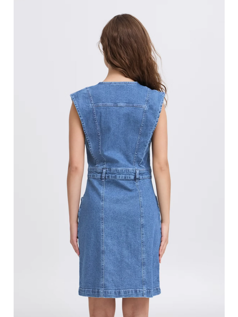 ICHI Denim Tank Dress
