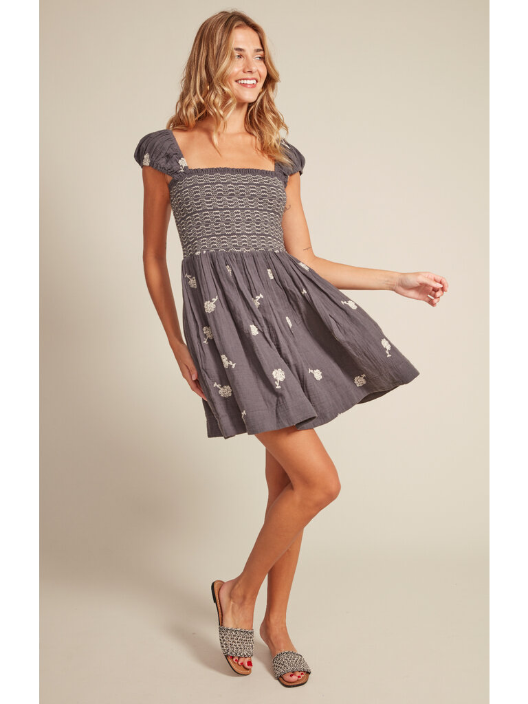 RD Style Smocked Grey Mini