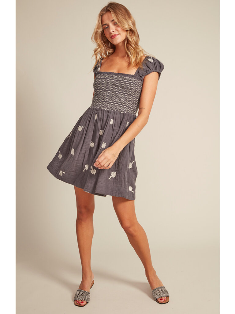 RD Style Smocked Grey Mini