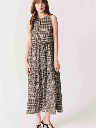 Deluc Olive Ikat Midi