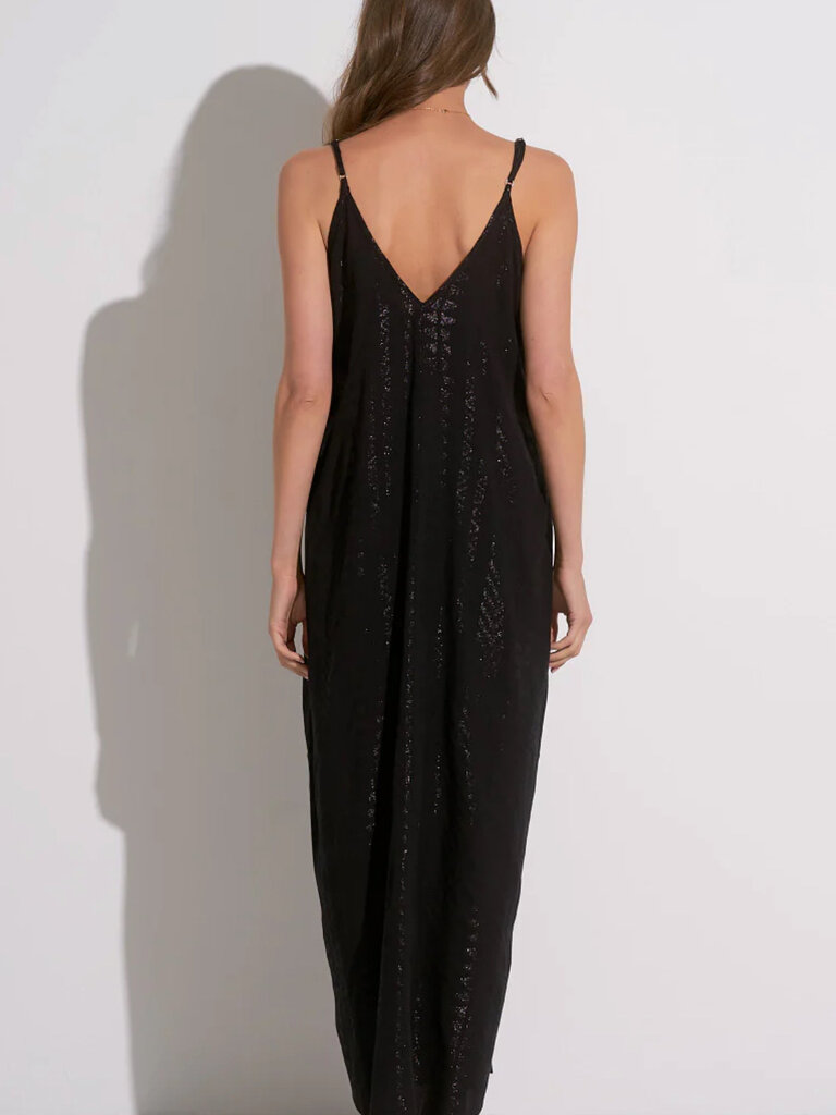 Elan Metallic Black Maxi