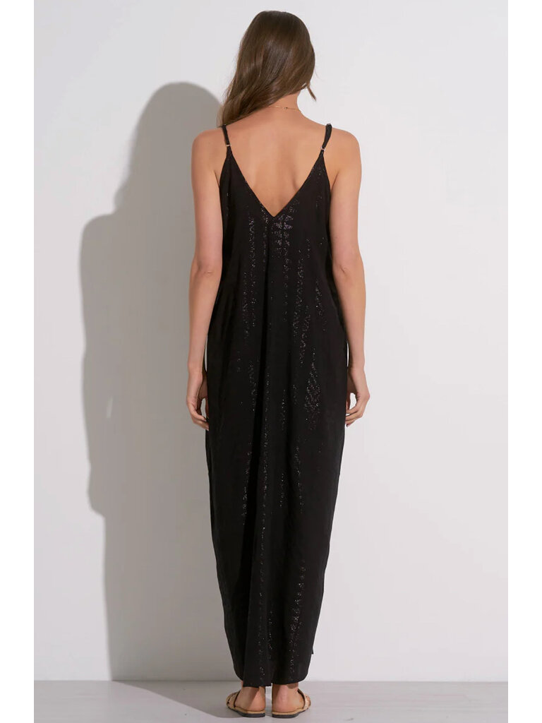 Elan Metallic Black Maxi