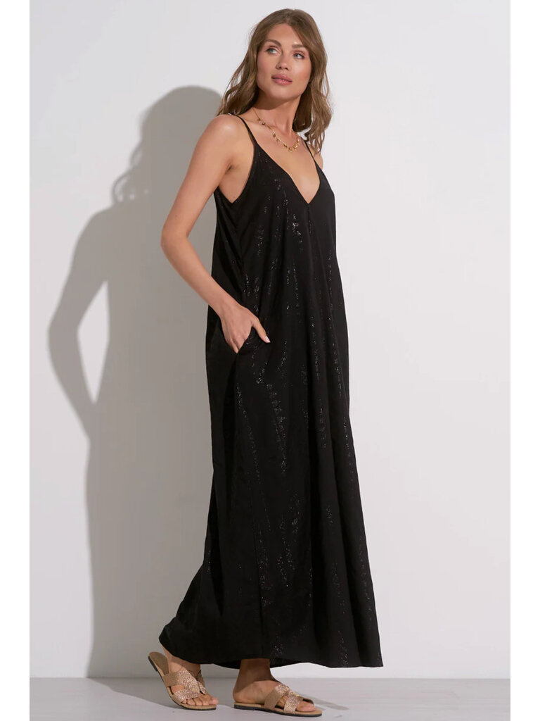 Elan Metallic Black Maxi