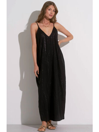 Elan Metallic Black Maxi