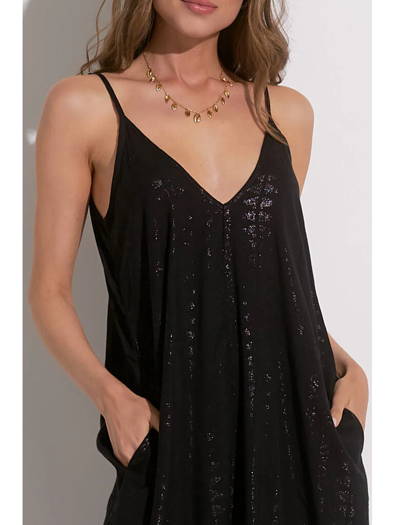 Elan Metallic Black Maxi