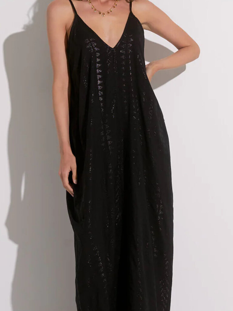 Elan Metallic Black Maxi