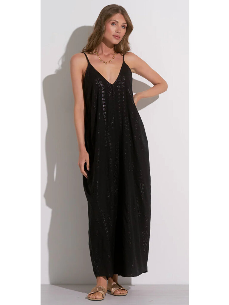 Elan Metallic Black Maxi