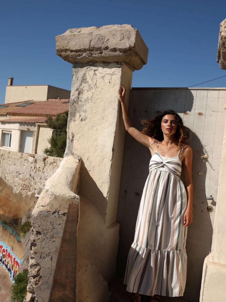 Korner Porto Cotton Midi