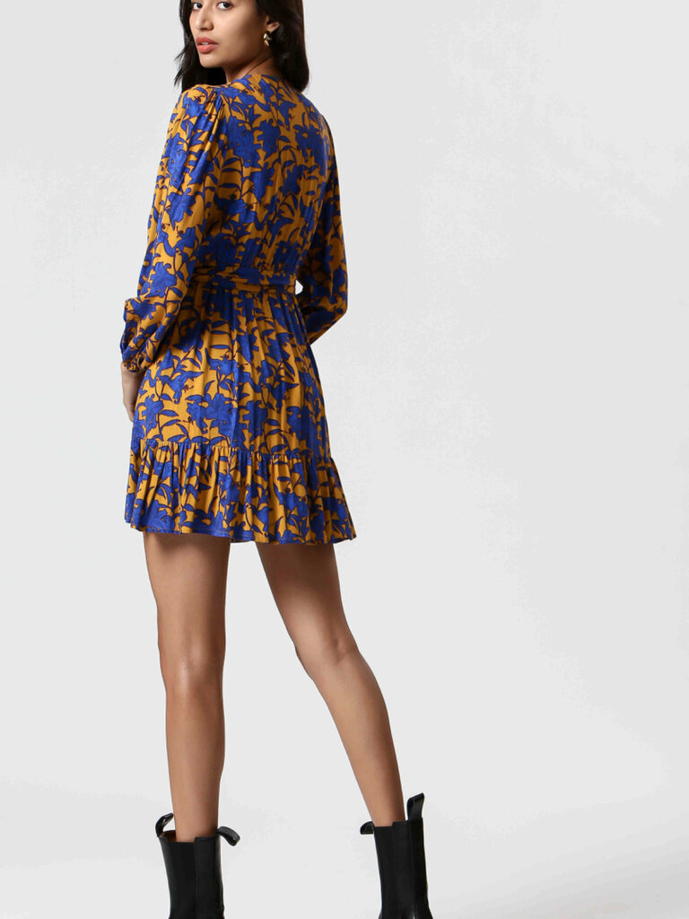 Korner Gold Blue Floral Mini