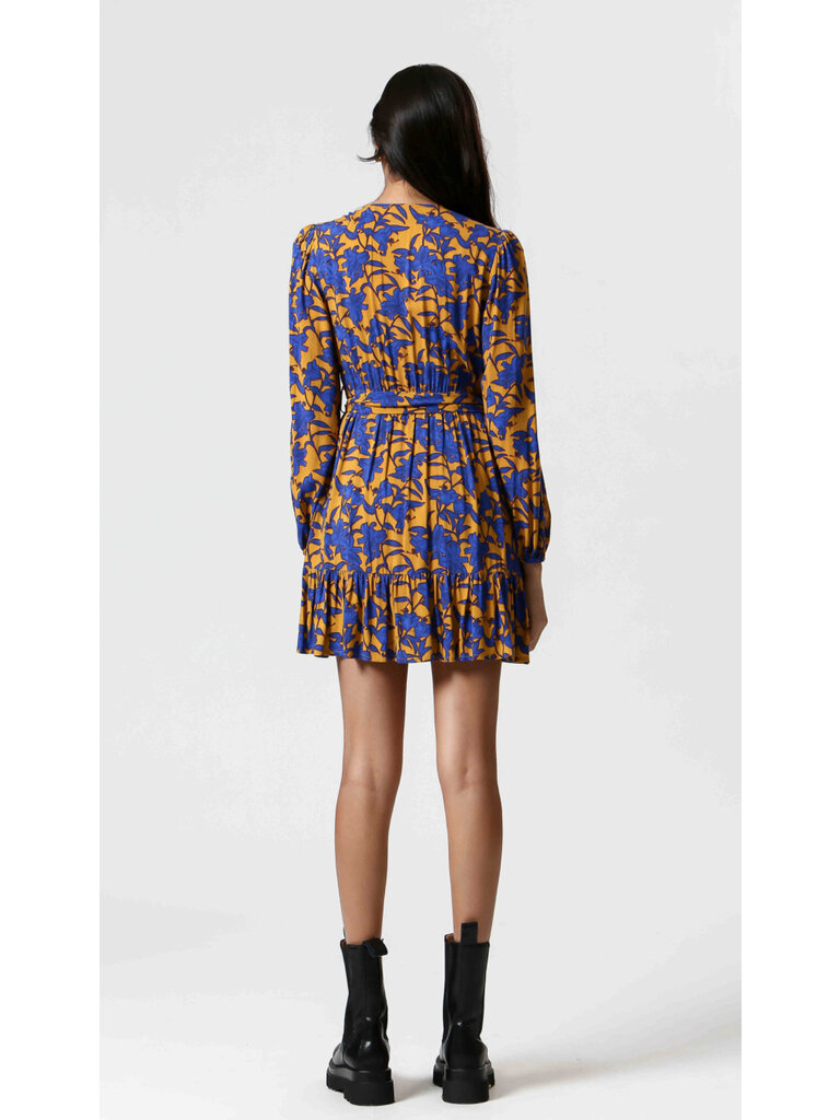 Korner Gold Blue Floral Mini