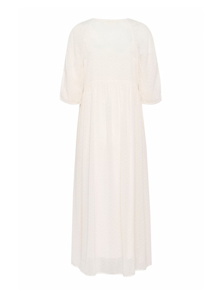 Soaked In Luxury Swiss Dot Midi Dress