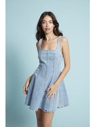RD Style Light Denim Mini Dress