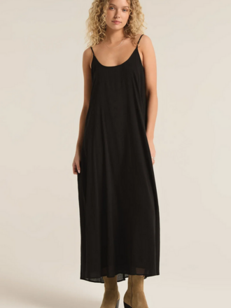 Z Supply Basic Black Tank Dress