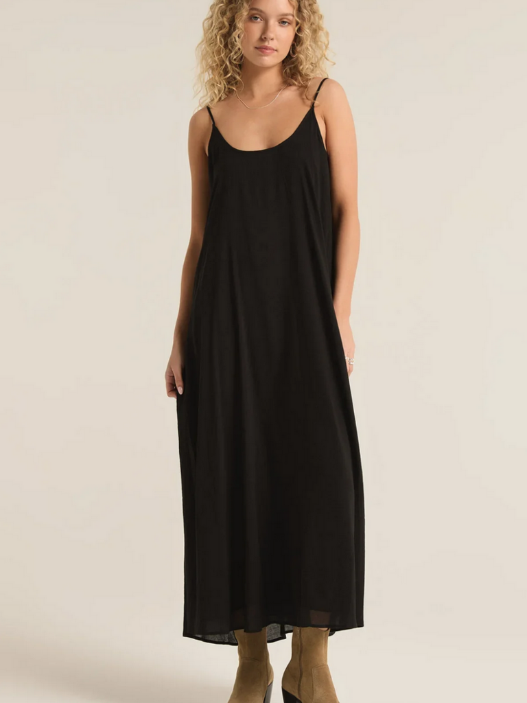 Z Supply Basic Black Tank Dress