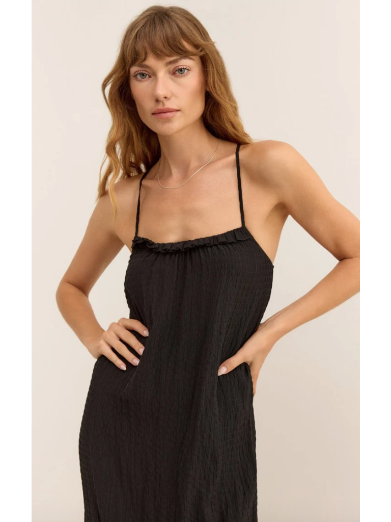 Z Supply Ruffle Crinkled Dress